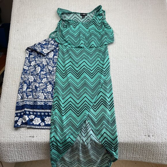 Lot x10+ Women's Boho Floral Summer Tops & Dresses Size M Medium Casual Color - Picture 12 of 12